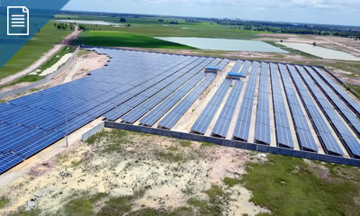 Cambodia solar power system-TAI SENG Bavet SEZ PV System