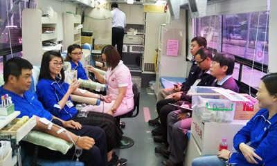 20180316 - Blood Donation Event organized by the Employee Welfare Committee