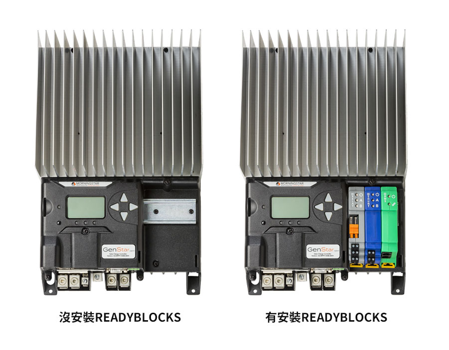 GenStar MPPT有安裝ReadyBlock和沒安裝之比較